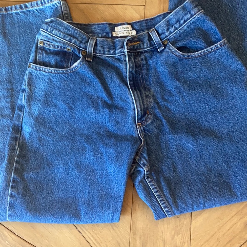 L.L. Bean original fit mom style jeans, 8p